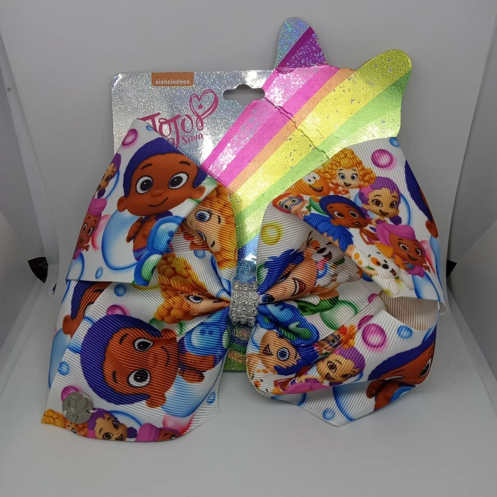 JoJo Siwa Multicolor Bubble Guppies Hair Bow